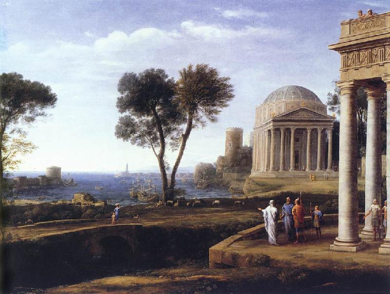 Claude Lorrain Landscape with Aeneas at Delos china oil painting image